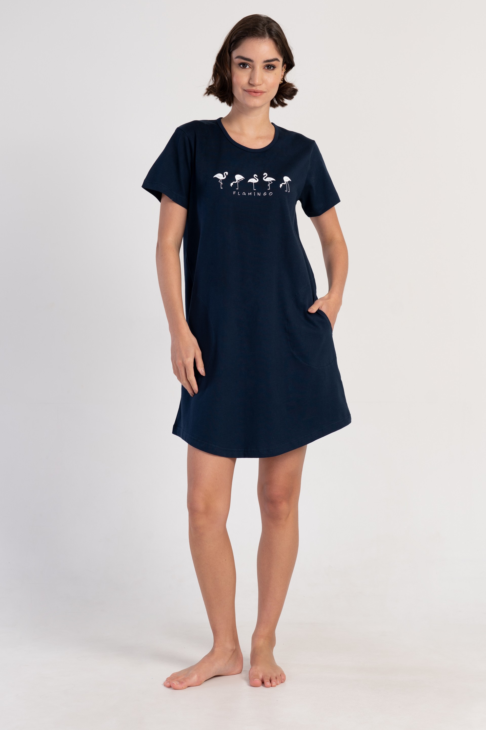 

Туника домашняя женская VIENETTA 311203_0000 синяя XXL, Синий, 311203_0000