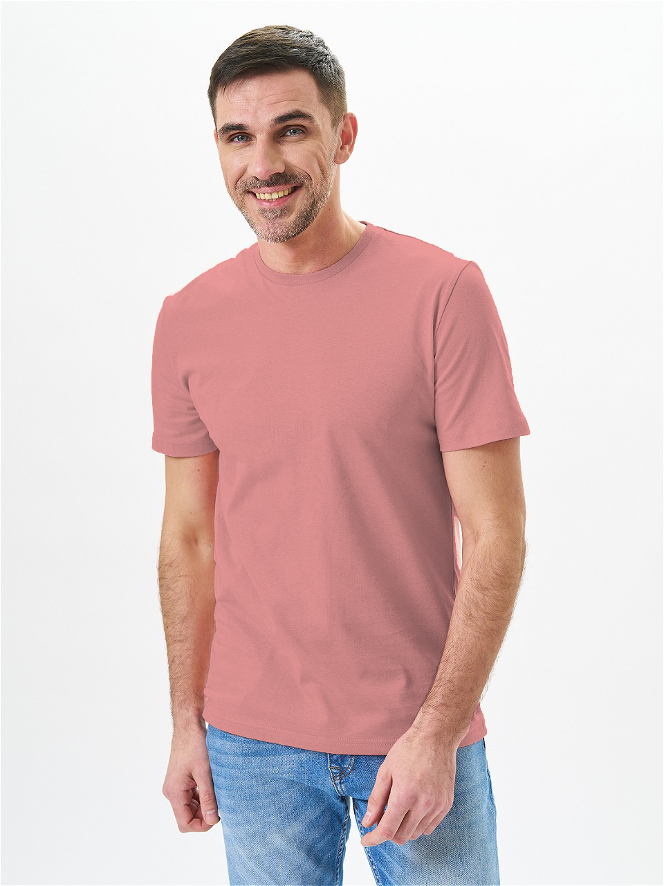 

Футболка унисекс Uzcotton Premium розовая 3XL, Розовый, Premium