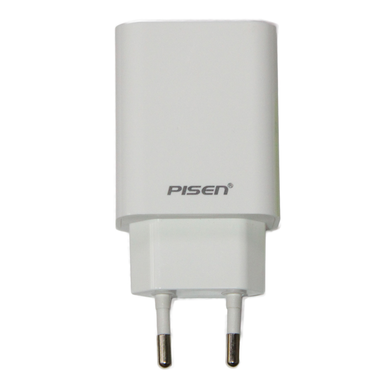 фото Сетевое зарядное устройство usb pisen ts-c115 (3а/qc3.0/порт usb-c pd) <белый>