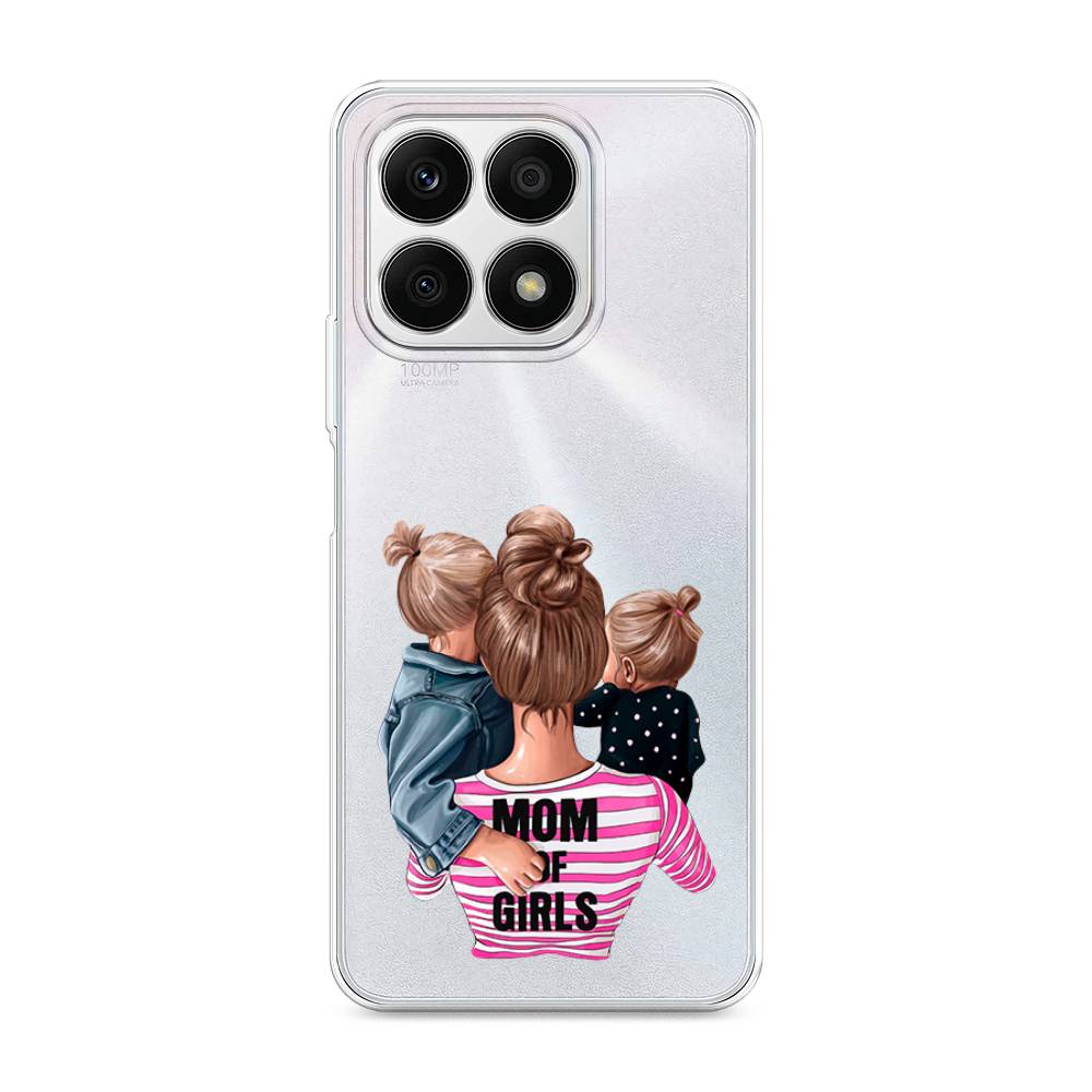 

Чехол Awog на Honor X8A "Mom of Girls", Разноцветный, 6120750-6