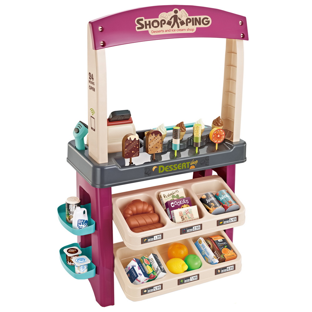 Игровой набор Pituso Супермаркет Сладости и мороженое 55 эл-в игрушечный дом зайчики сладости 9939279 для зверей с набором аксессуаров