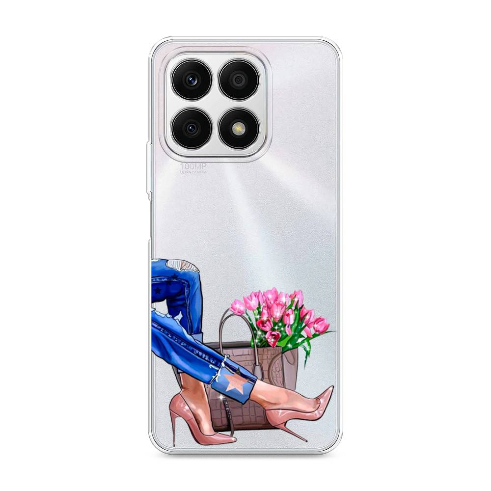 

Чехол Awog на Honor X8A "Каблучки", Синий, 6120750-7