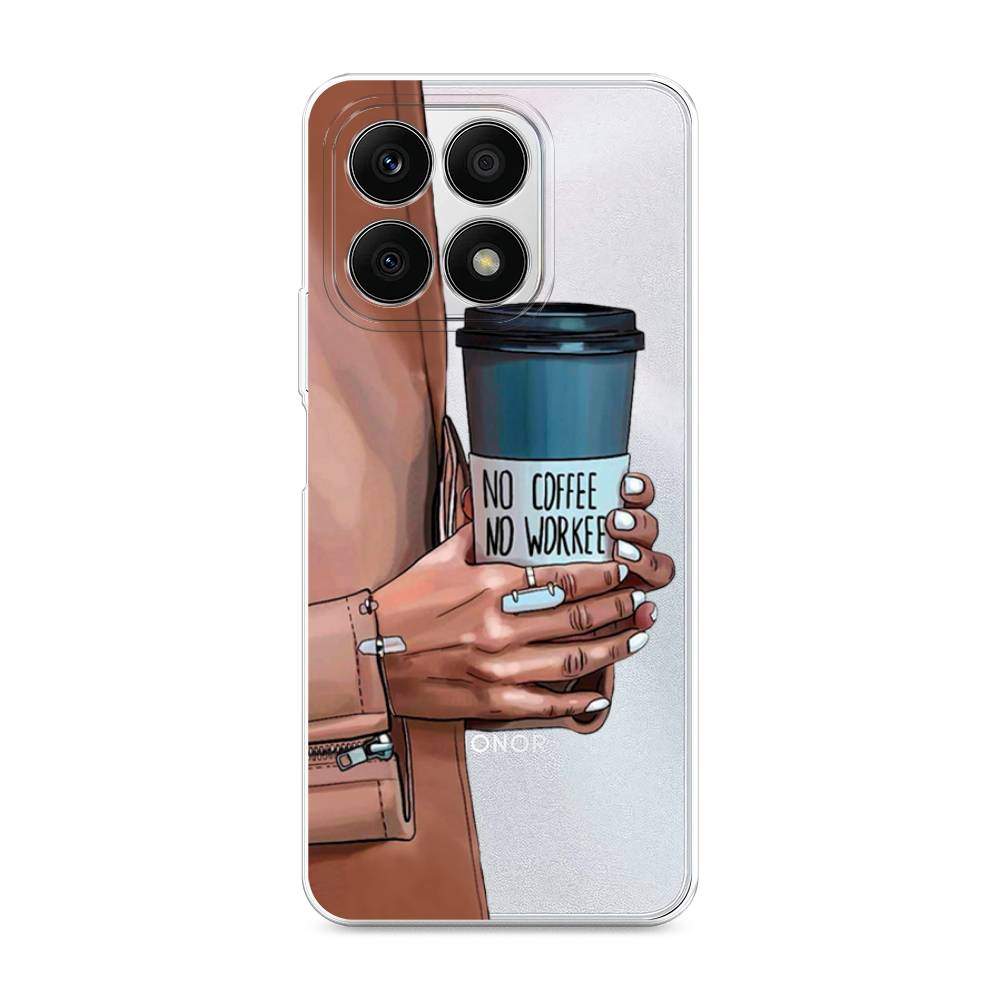 

Чехол Awog на Honor X8A "No coffee", Синий;бежевый;коричневый, 6120750-7