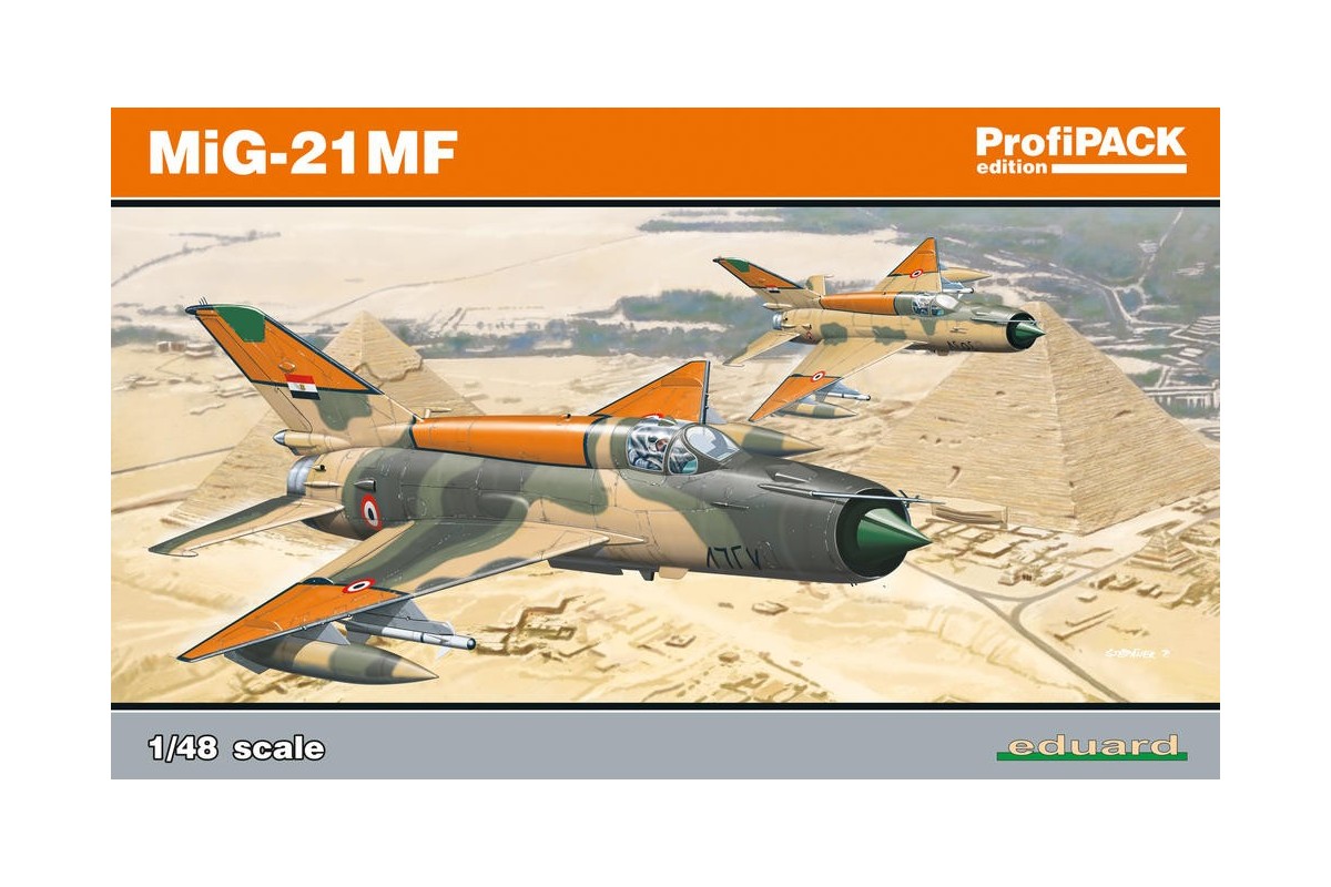 фото 8231 eduard 1/48 самолет mig-21mf profipack