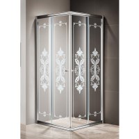 

Душевой уголок Cezares Giubileo A-2 100х100 GIUBILEO-A-2-100-SCORREVOLE-CP-Cr стекло прозр