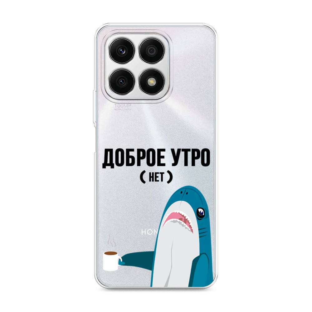 

Чехол Awog на Honor X8A "Доброе утро", Синий;белый;черный, 6120750-2