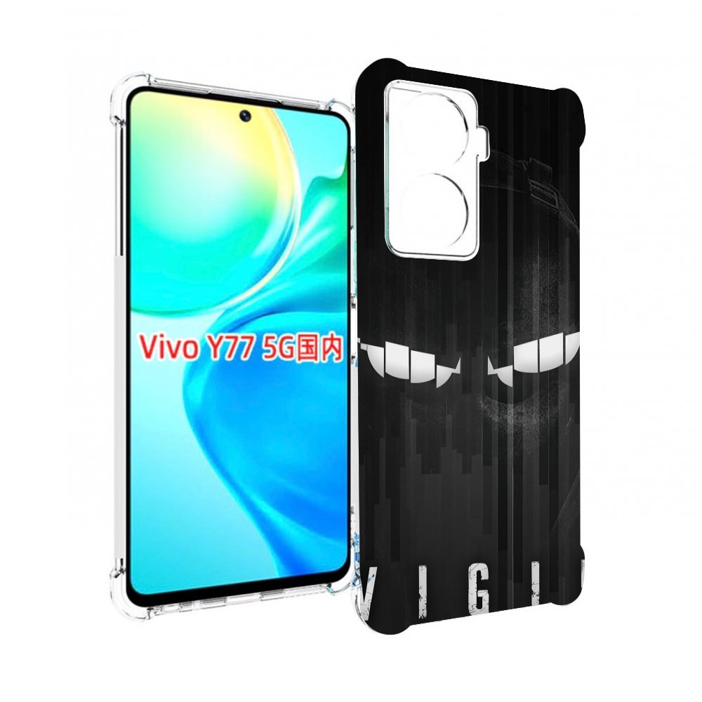 

Чехол MyPads глаза-в-ночи для Vivo Y77 5G, Прозрачный, Tocco