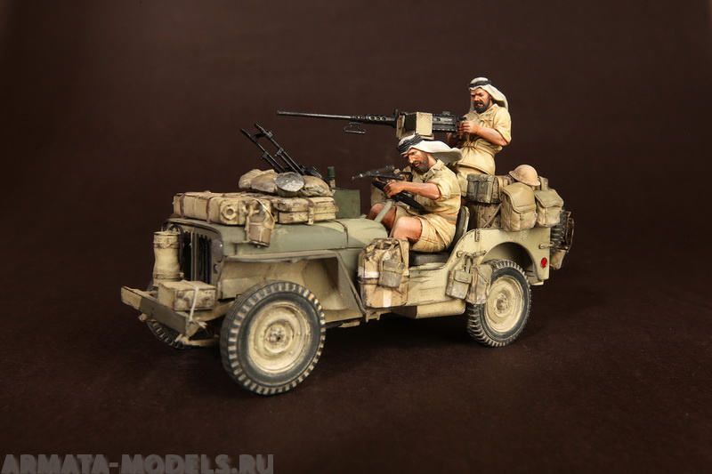 

3567SOGA Crew of the Jeep SAS. North Africa.1941-42 1