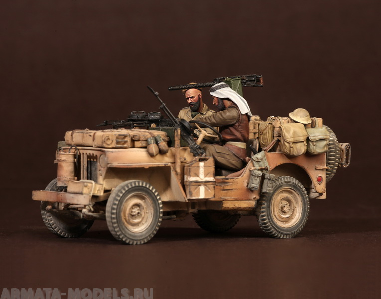 

3568SOGA Crew of the Jeep SAS. North Africa.1941-42 2