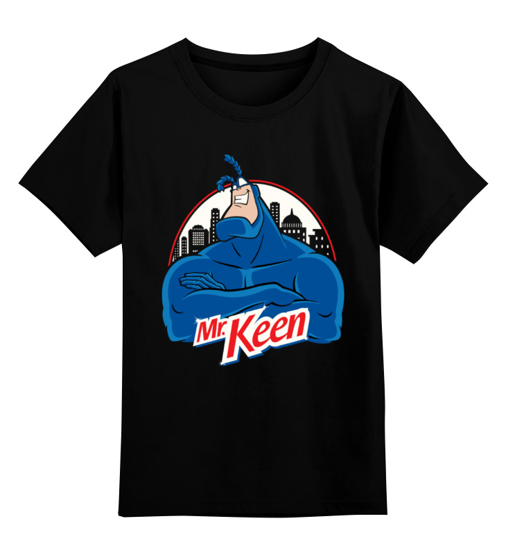 

Детская футболка Printio Mr. keen цв.черный р.104, 0000002440020