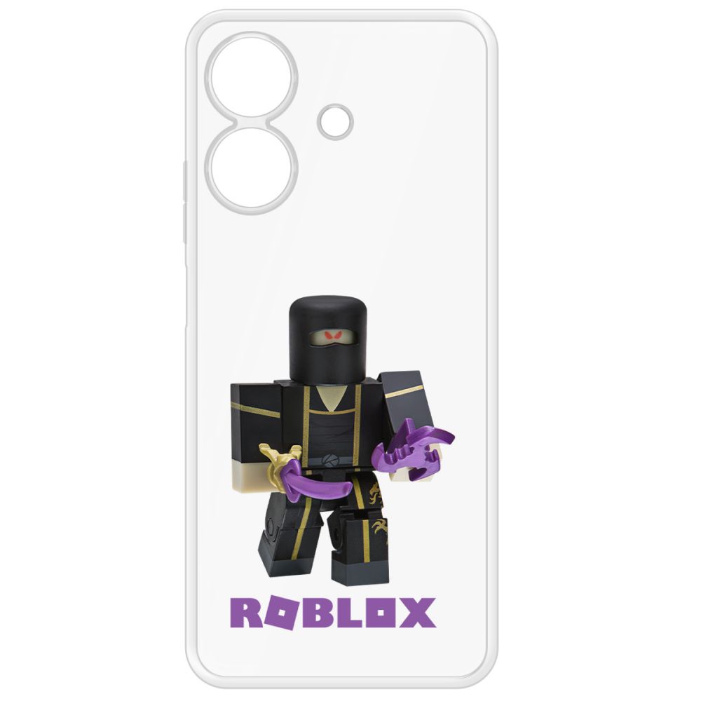 

Чехол-накладка Krutoff Clear Case Roblox-Ниндзя Ассасин для Realme Note 60, Прозрачный