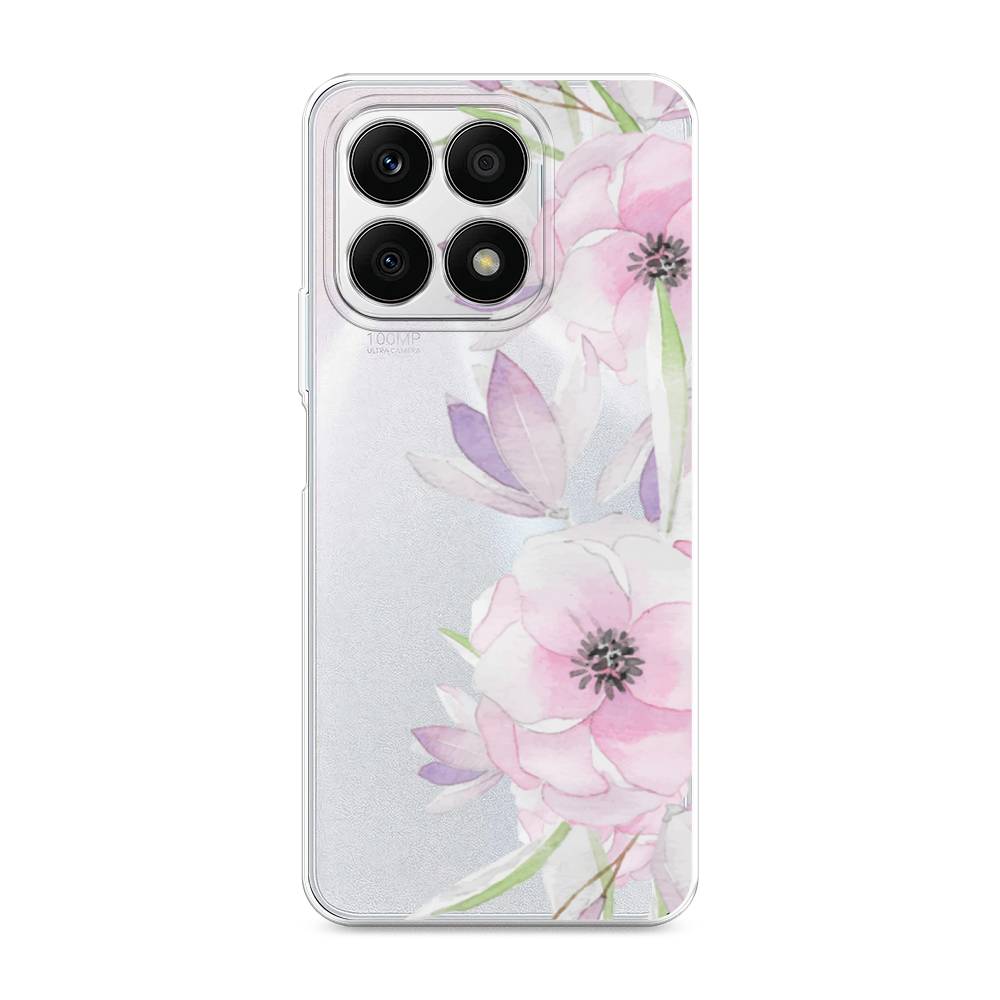 

Чехол Awog на Honor X8A "Нежные анемоны", Розовый;черный;фиолетовый, 6120750-8