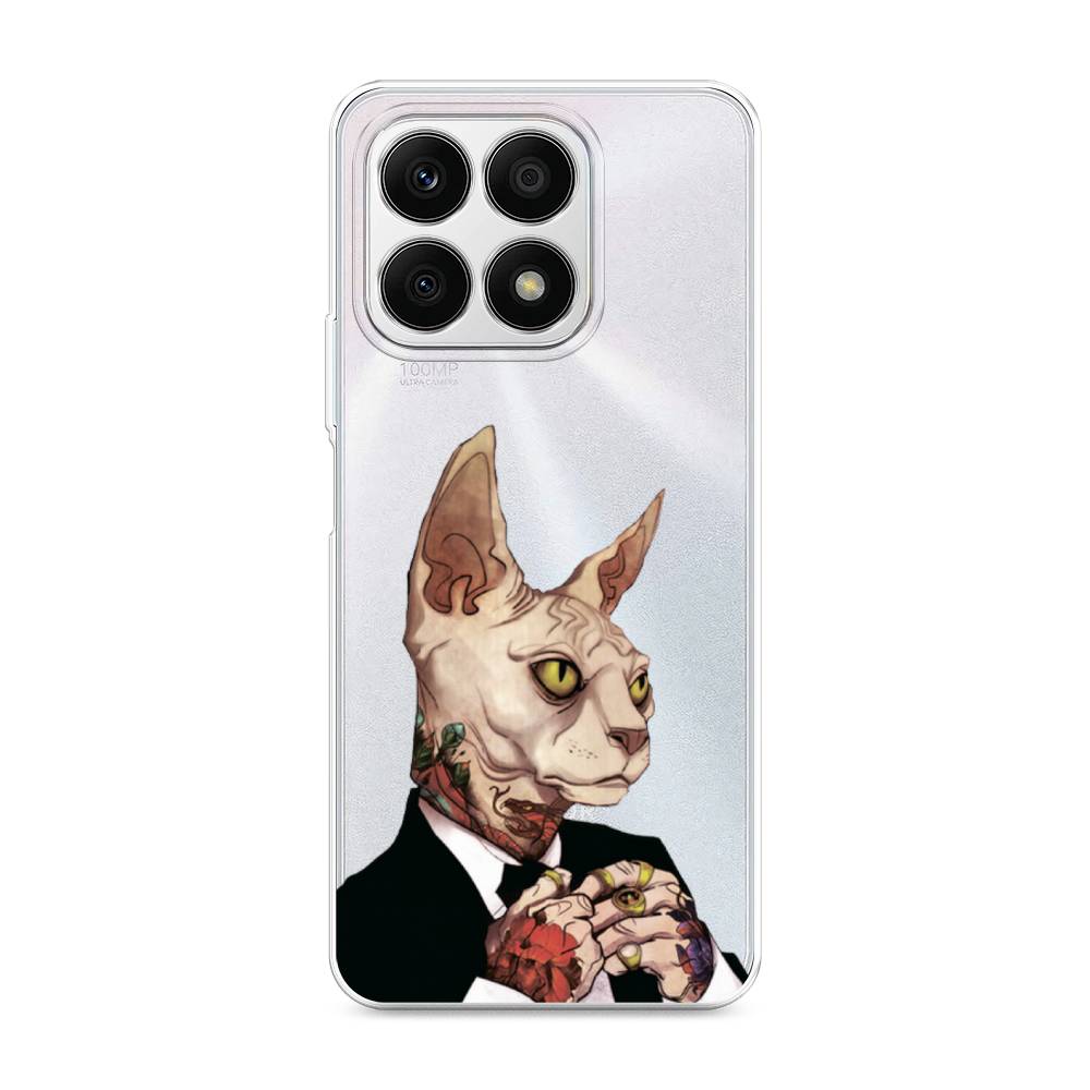 

Чехол Awog на Honor X8A "Татуированный сфинкс", Бежевый;черный;красный, 6120750-7