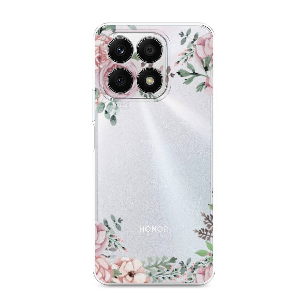 

Чехол Awog на Honor X8A "Нежные розы акварель", Прозрачный;розовый;зеленый, 6120750-8