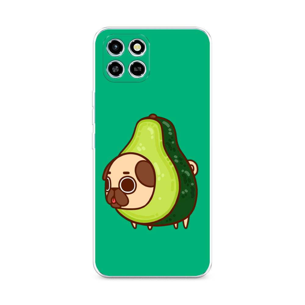 

Чехол для Infinix Smart 6 HD "Мопс авокадик", Зеленый, 3101650-1