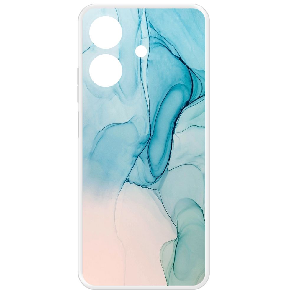 

Чехол-накладка Krutoff Clear Case Абстракт разводы для Realme Note 60, Прозрачный