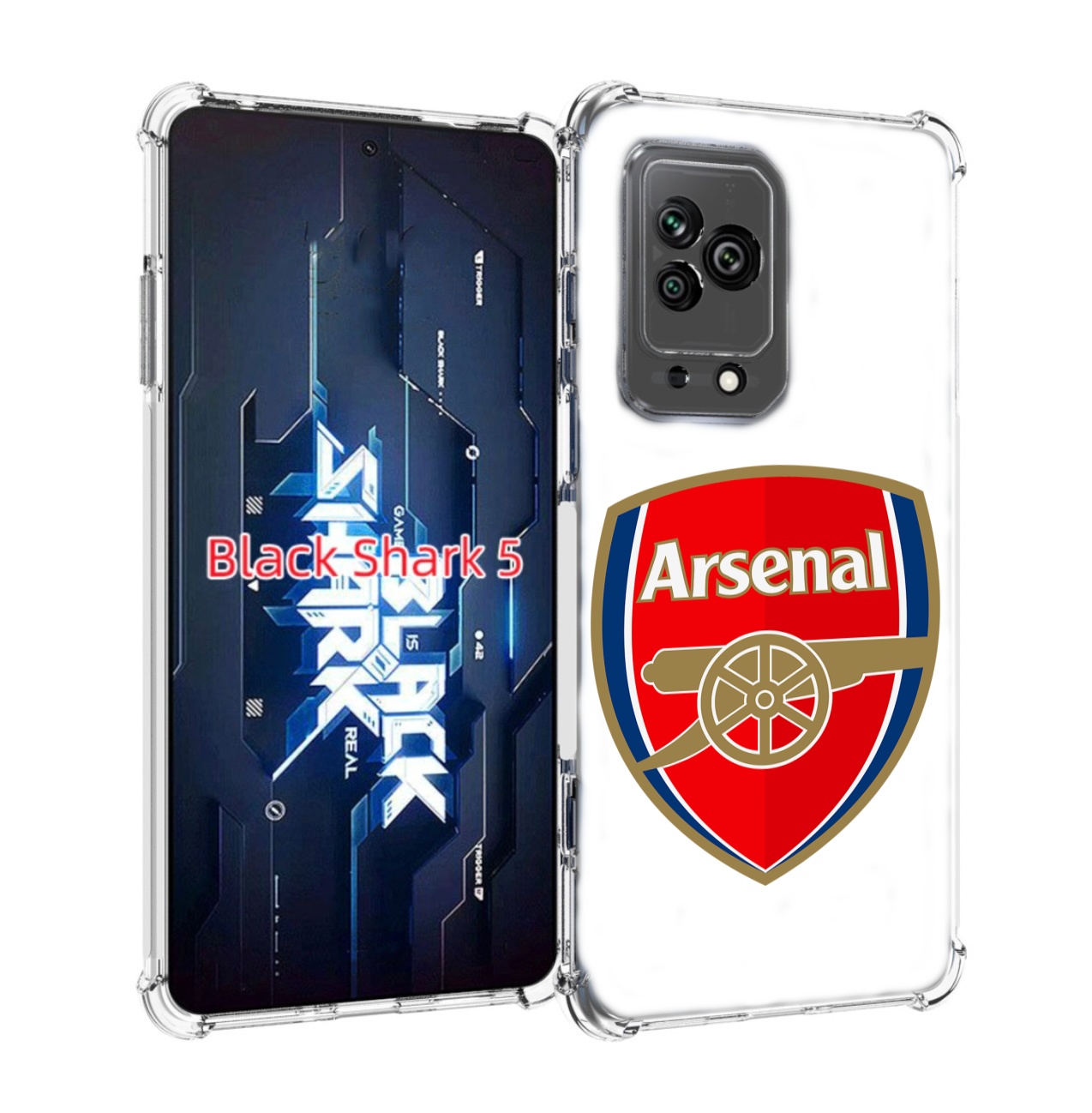 

Чехол MyPads ФК Арсенал логотип для Xiaomi Black Shark 5, Прозрачный, Tocco