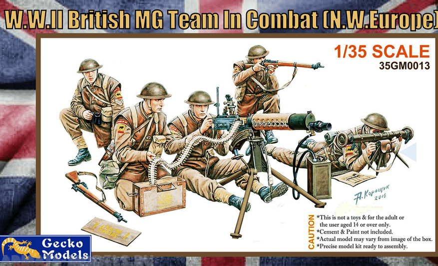 

35GM0013 British MG Team in Combat