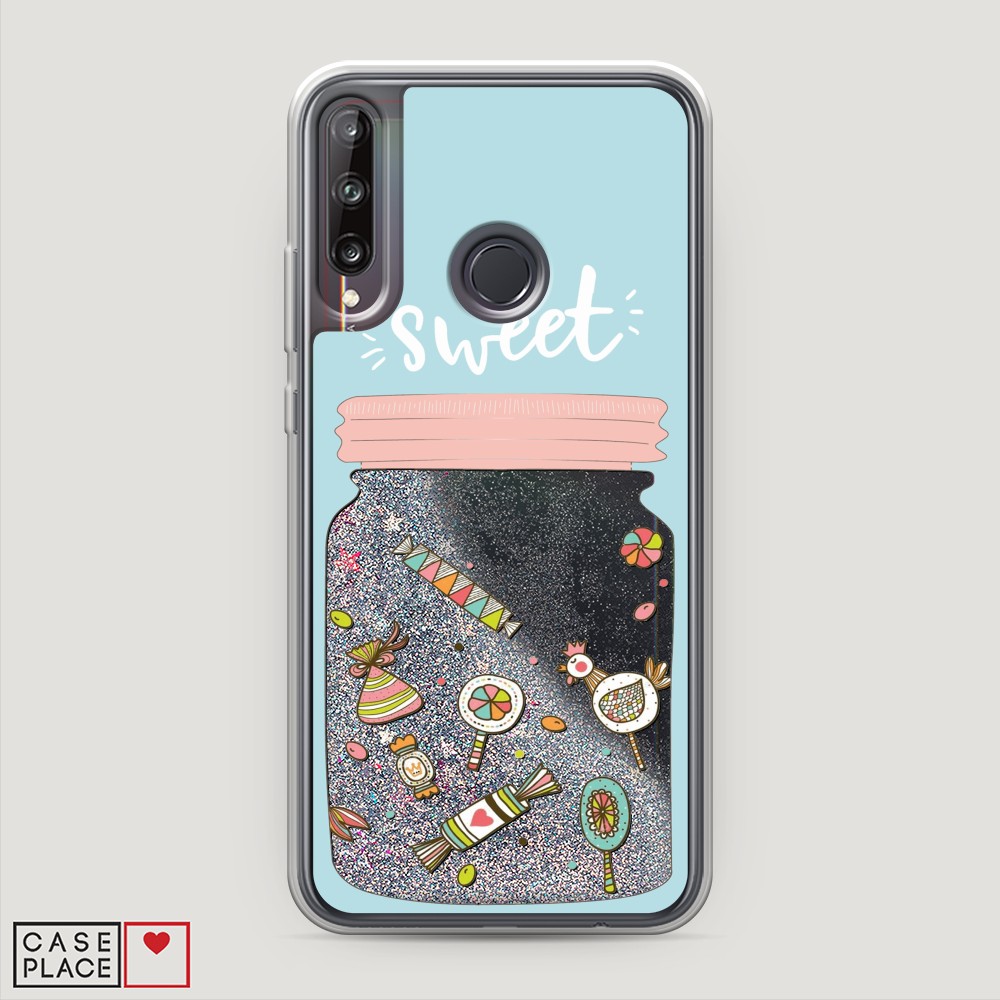 

Чехол Awog на Huawei P40 lite E/Honor 9C/Y7p "Конфетки в банке", Разноцветный, 612491-1