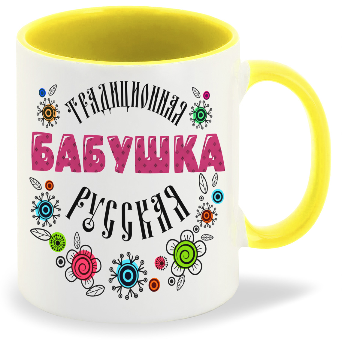 

Кружка CoolPodarok Прикол Семья Традиционная русская бабушка