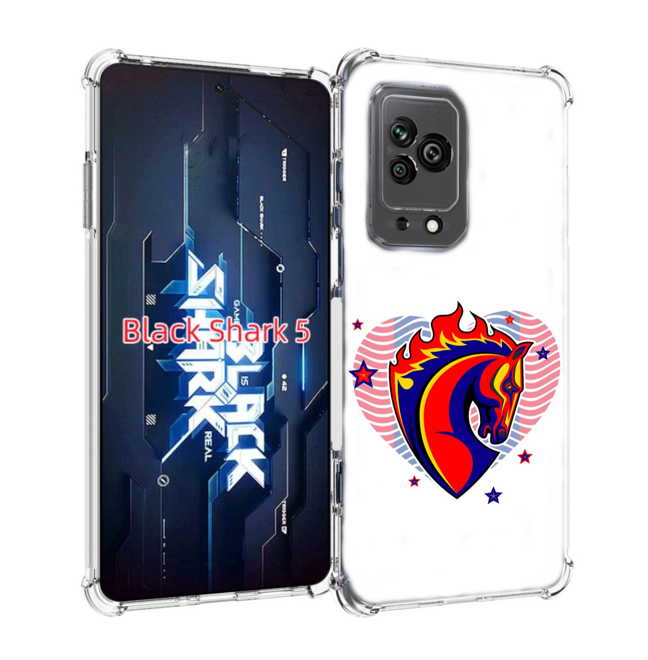 

Чехол MyPads ФК ЦСЛ Лошадь для Xiaomi Black Shark 5, Прозрачный, Tocco