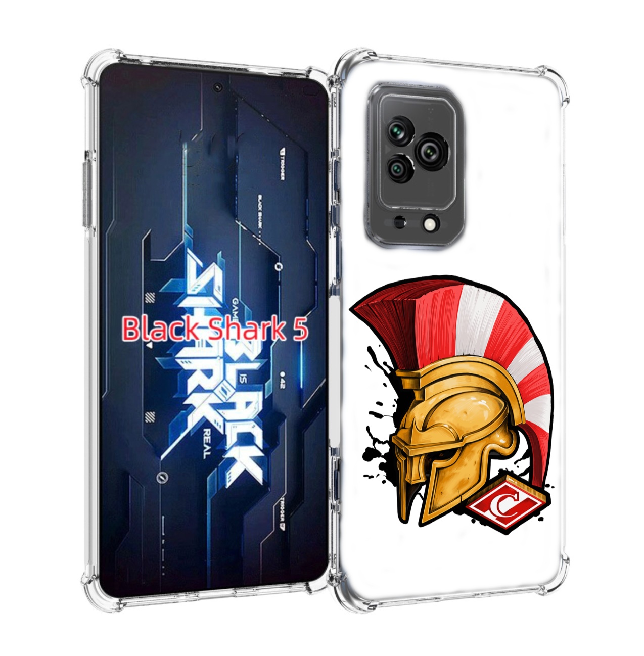 

Чехол MyPads ФК спартак шлем для Xiaomi Black Shark 5, Прозрачный, Tocco