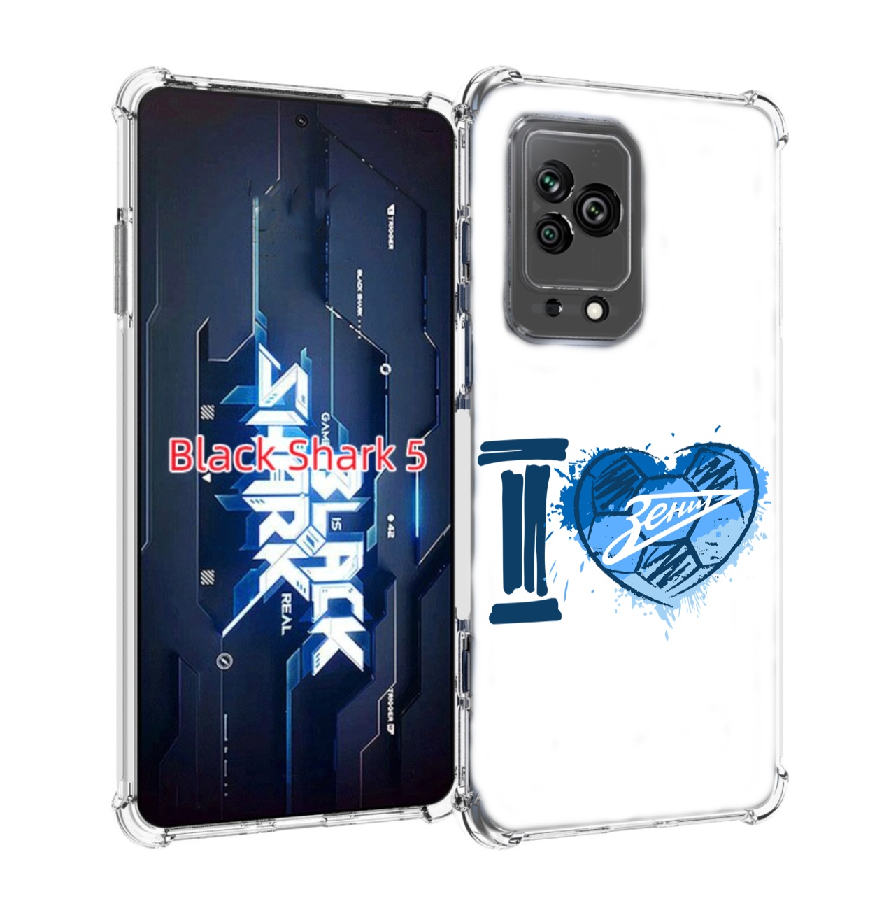 

Чехол MyPads ФК я люблю зенит для Xiaomi Black Shark 5, Прозрачный, Tocco