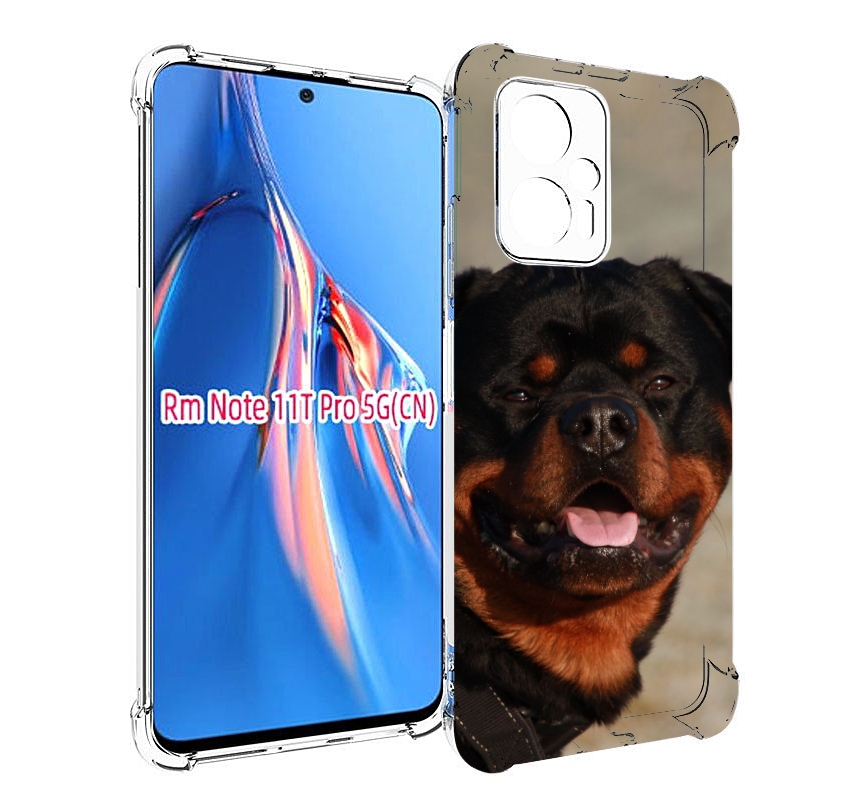 

Чехол MyPads ротвеллер 2 для Xiaomi Redmi Note 11T Pro / 11T Pro Plus / Poco X4 GT прот..., Прозрачный, Tocco