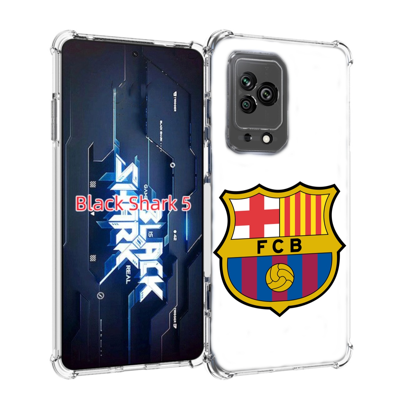 

Чехол MyPads ФК FCB Барселона для Xiaomi Black Shark 5, Прозрачный, Tocco