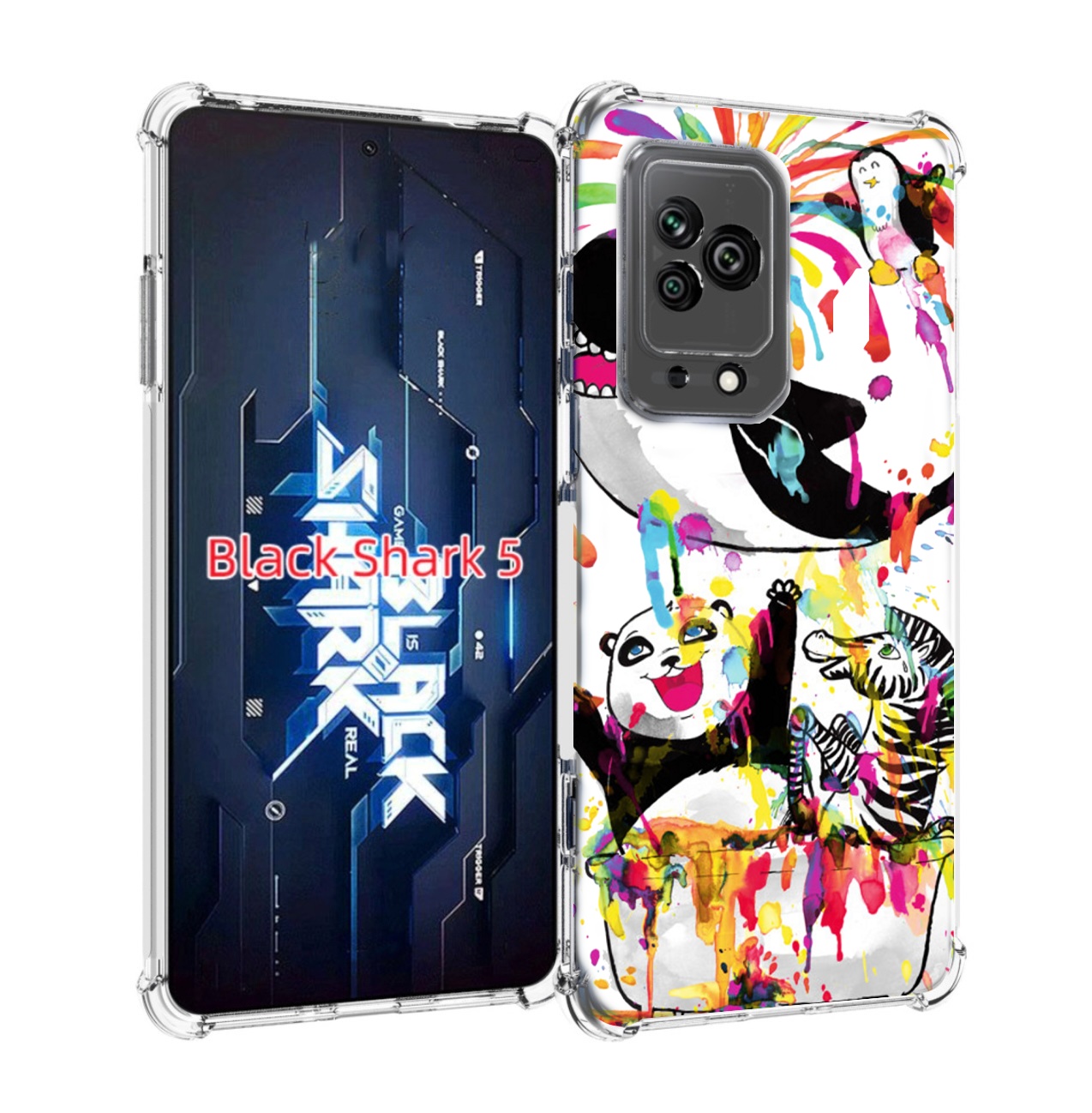 

Чехол MyPads Хиппи кит для Xiaomi Black Shark 5, Прозрачный, Tocco