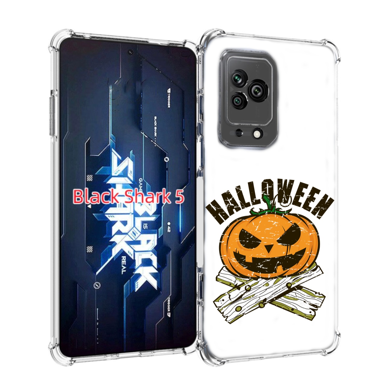 

Чехол MyPads Хэллоуин доски тыква для Xiaomi Black Shark 5, Прозрачный, Tocco