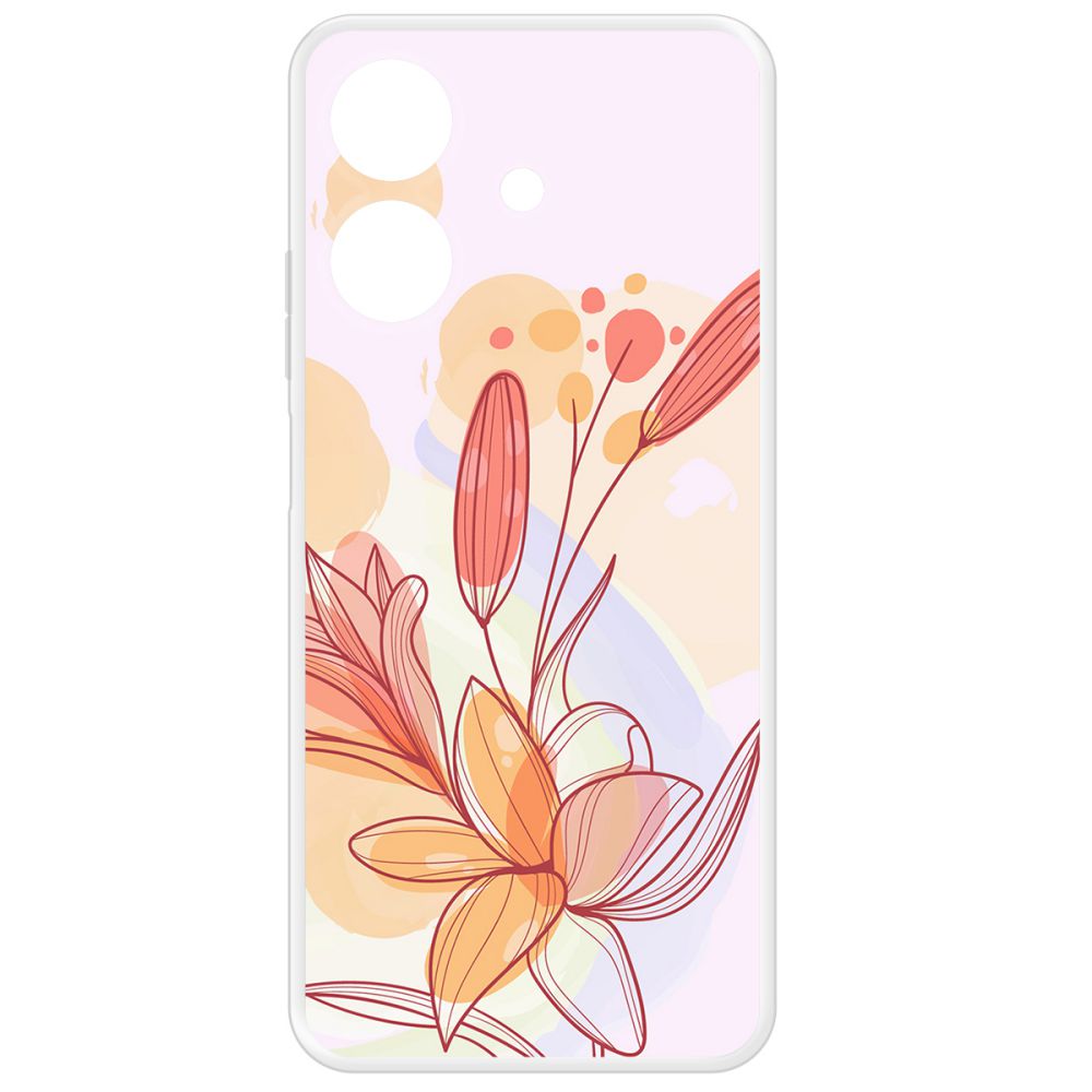 

Чехол-накладка Krutoff Clear Case Фантазия для Realme Note 60, Прозрачный