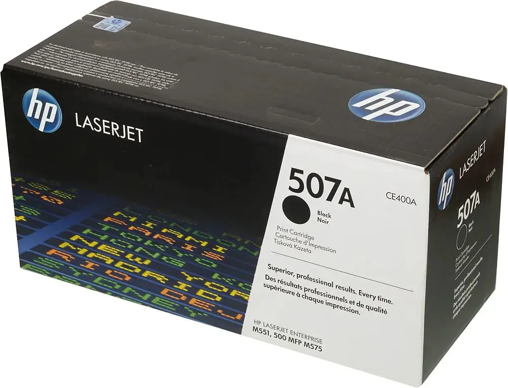 

Картридж для МФУ HP 507A (CE400A) черный, оригинальный, 507A
