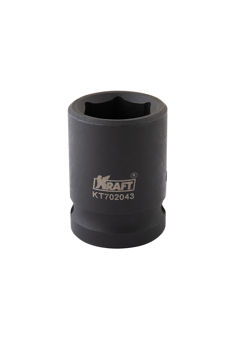 

Головка ударная KRAFT KT 702043 6-гранная х18мм 1/2"