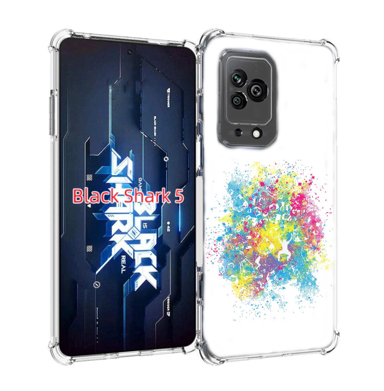 

Чехол MyPads акварель абстракция для Xiaomi Black Shark 5, Прозрачный, Tocco