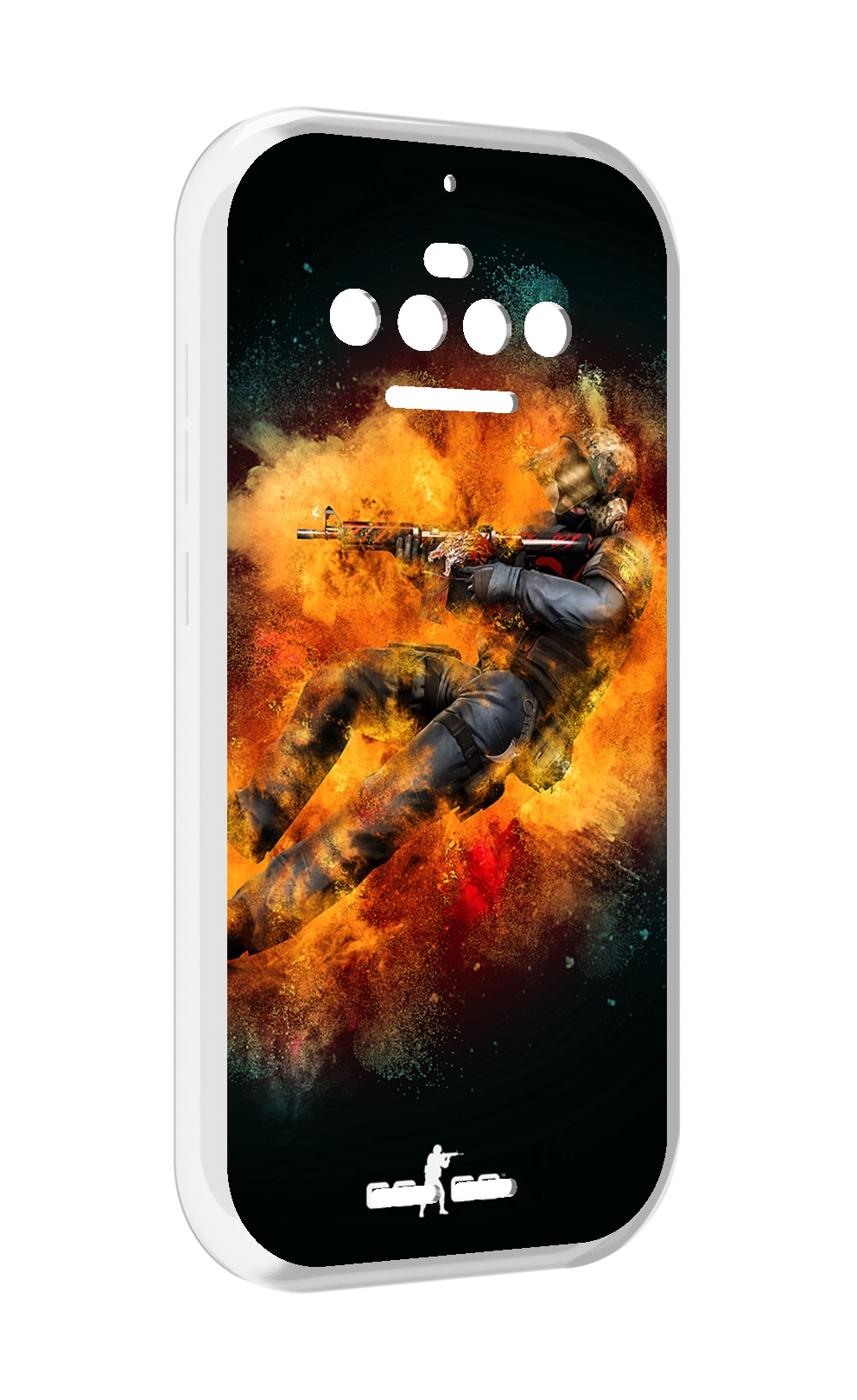 

Чехол MyPads CS-go Контр-террорист для Oukitel F150 R2022, Прозрачный, Tocco