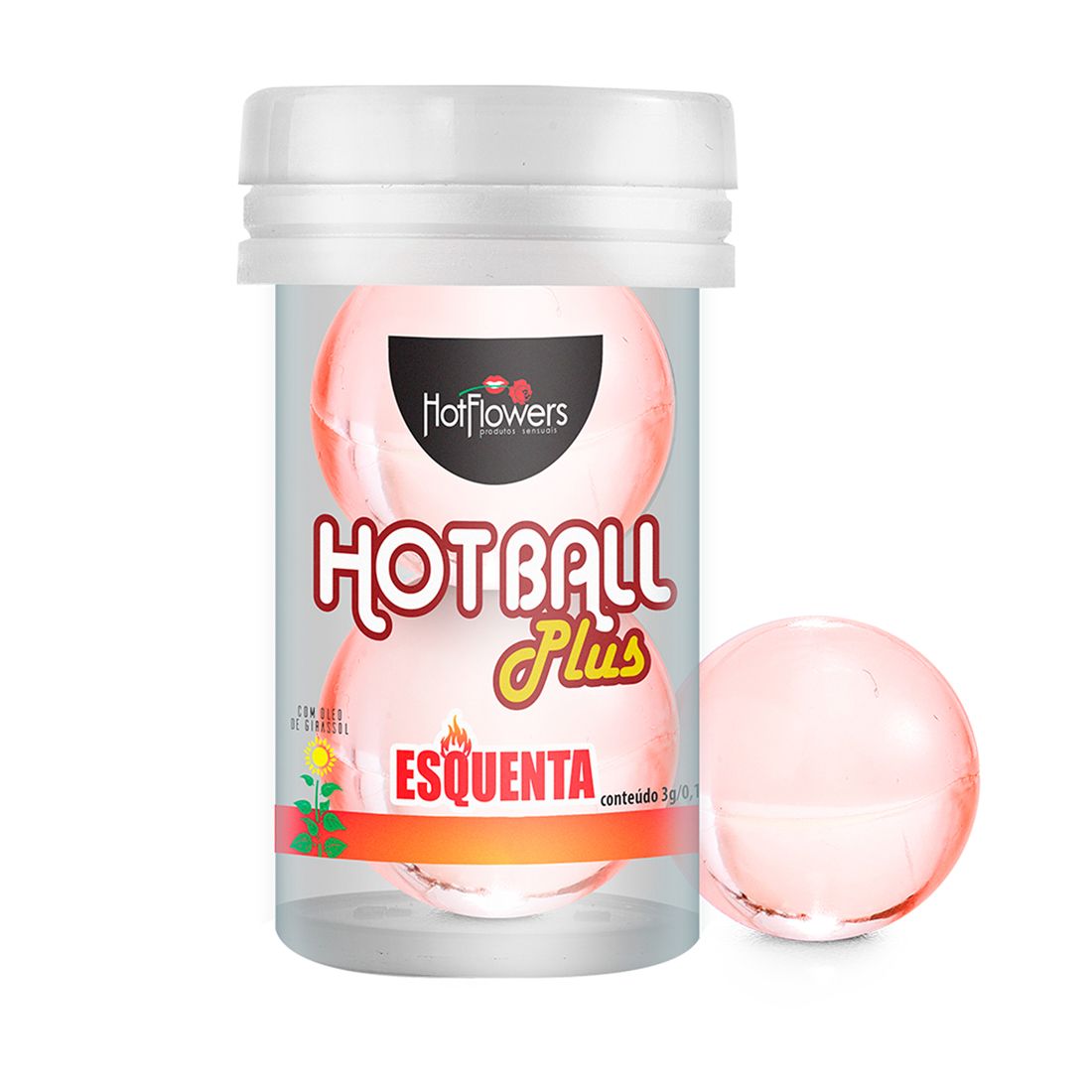 

Возбуждающий лубрикант разогревающий HotFlowers Hot Ball Plus, 6 г, Hot Ball Plus, 6 г