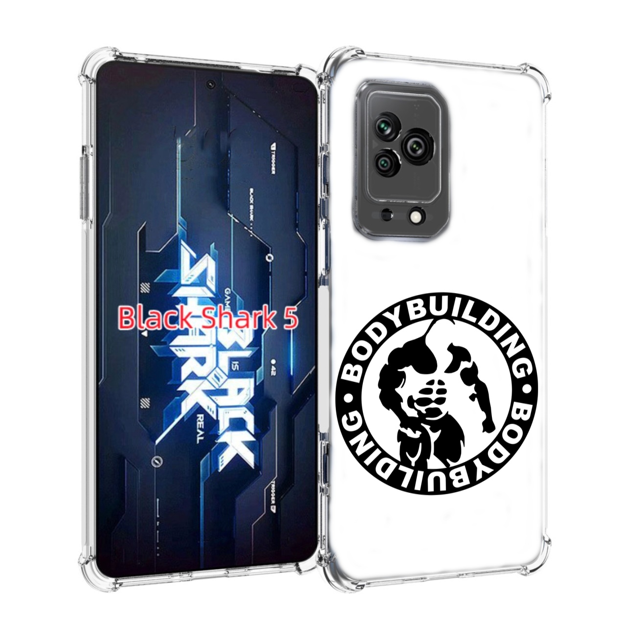 

Чехол MyPads бодибилдинг для Xiaomi Black Shark 5, Прозрачный, Tocco