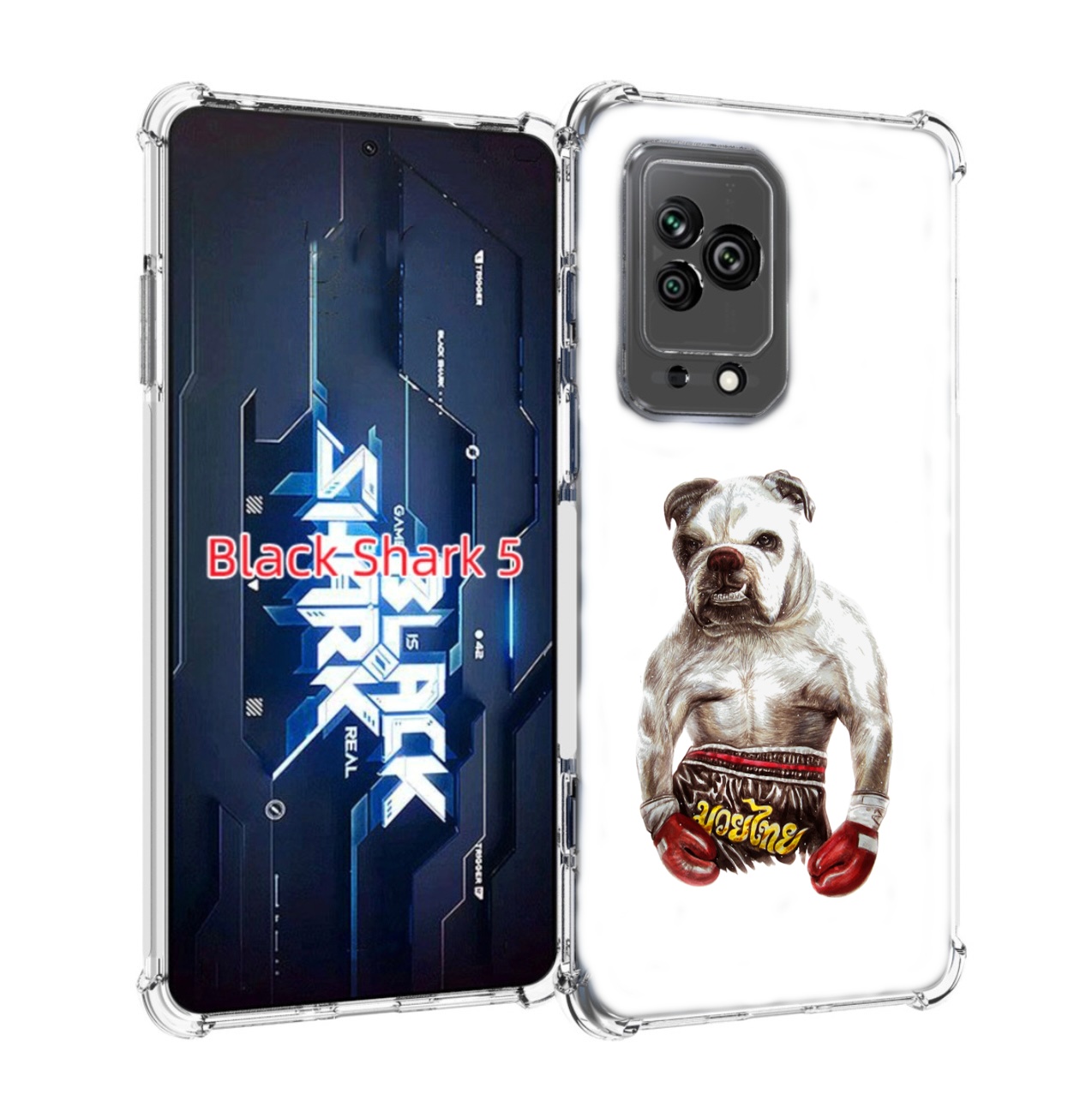 

Чехол MyPads боксер для Xiaomi Black Shark 5, Прозрачный, Tocco