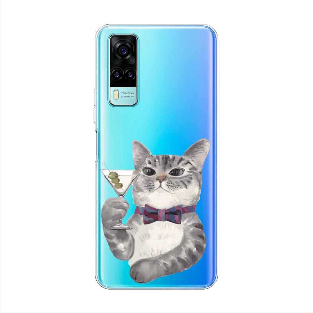 

Силиконовый чехол "Кот джентльмен" на Vivo Y31, Кот джентльмен