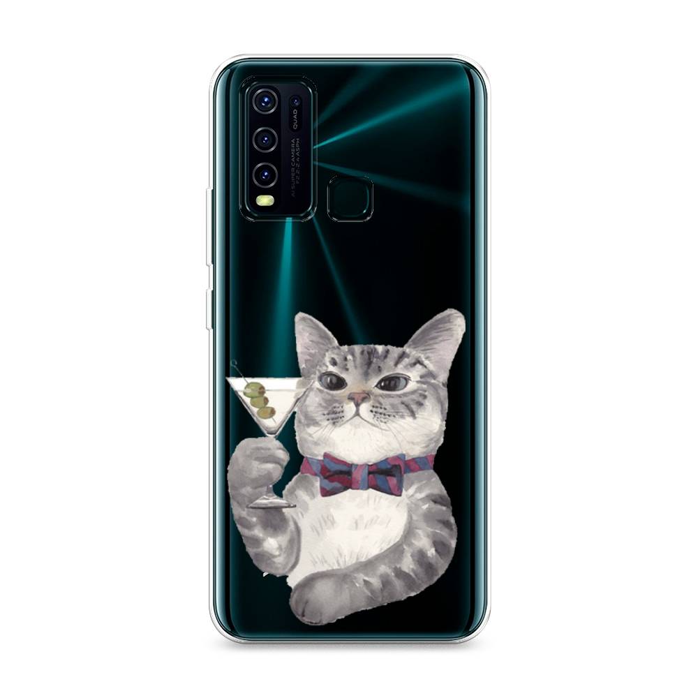 

Силиконовый чехол "Кот джентльмен" на Vivo Y50, Кот джентльмен