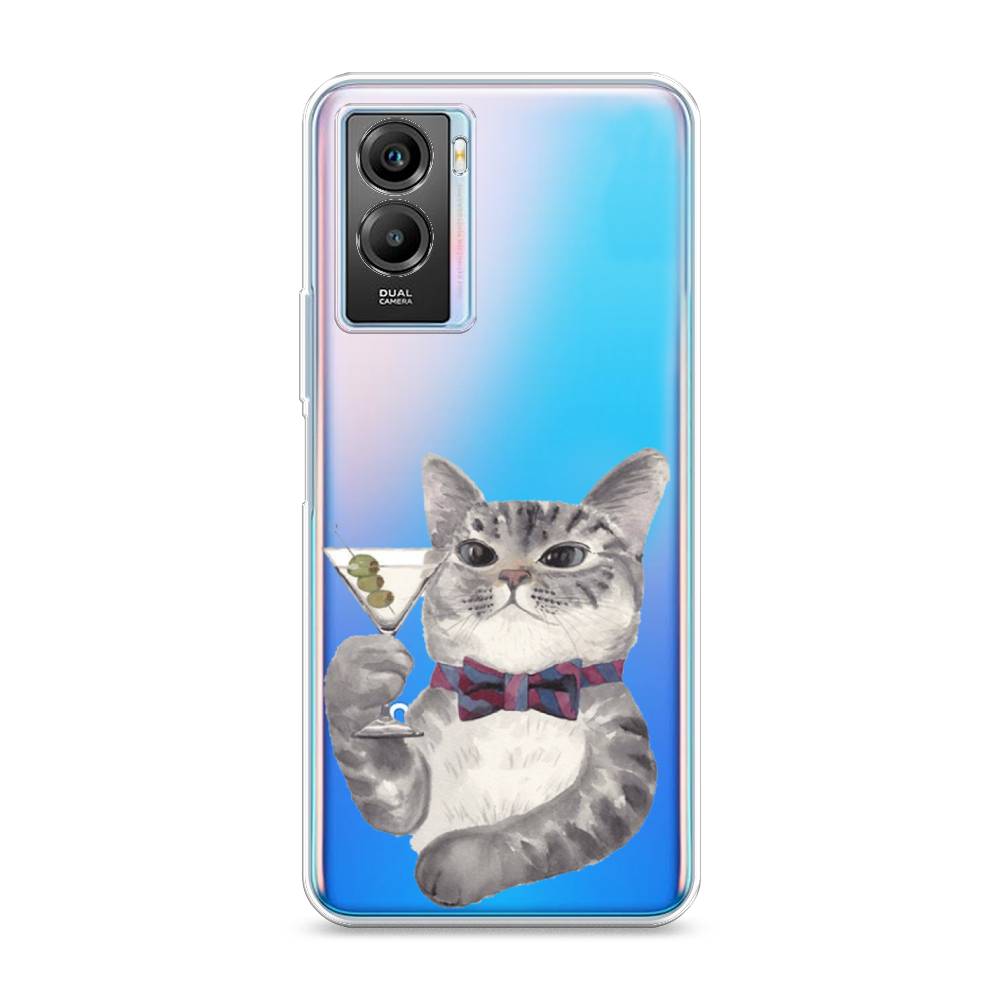 

Силиконовый чехол "Кот джентльмен" на Vivo Y55s 5G, Кот джентльмен