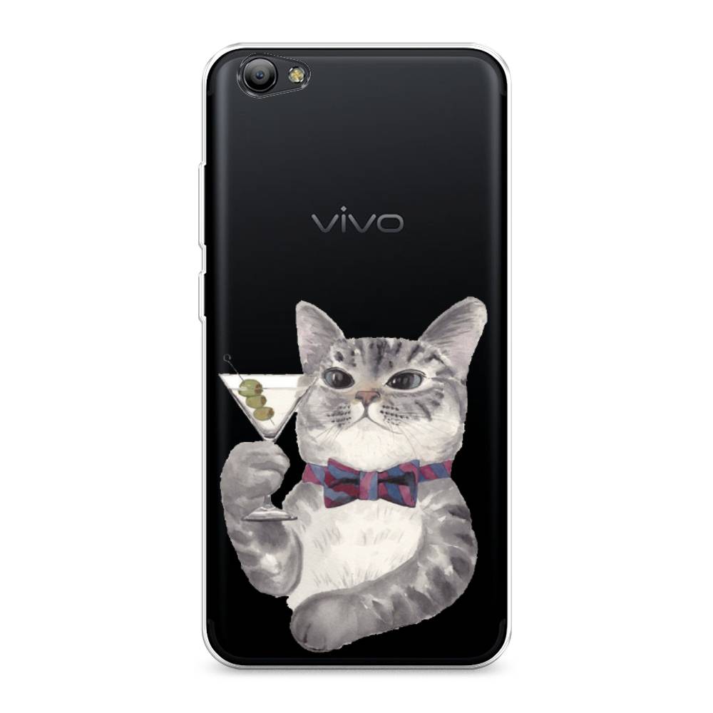

Силиконовый чехол "Кот джентльмен" на Vivo Y65 (Y66), Кот джентльмен