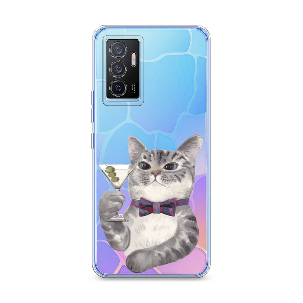 

Силиконовый чехол "Кот джентльмен" на Vivo Y75 4G, Кот джентльмен