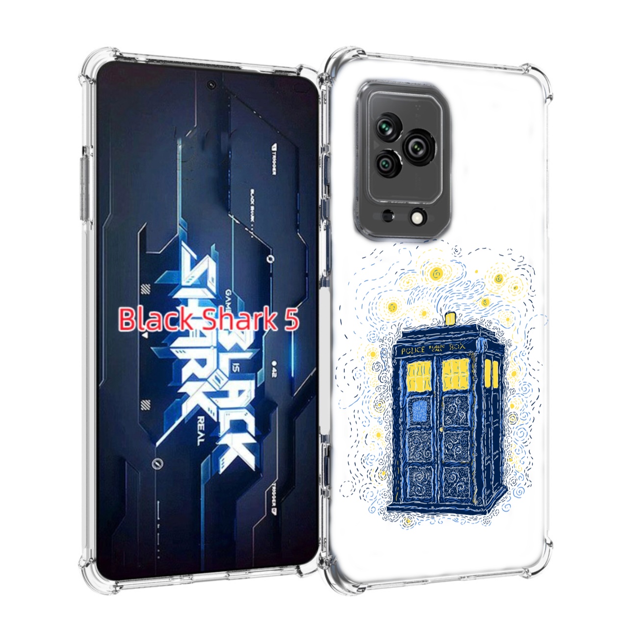 

Чехол MyPads будка рисунок для Xiaomi Black Shark 5, Прозрачный, Tocco