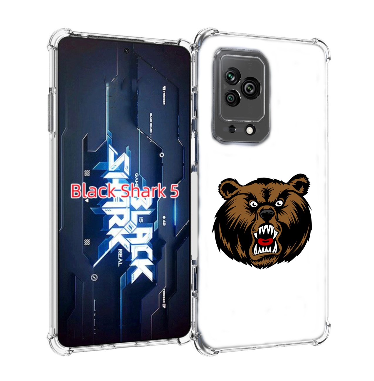 

Чехол MyPads бурый для Xiaomi Black Shark 5, Прозрачный, Tocco