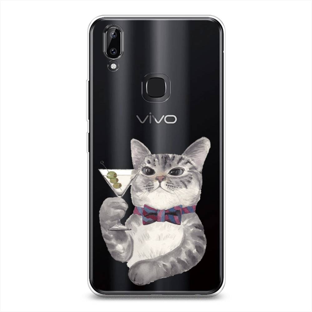 

Силиконовый чехол "Кот джентльмен" на Vivo Y85, Кот джентльмен
