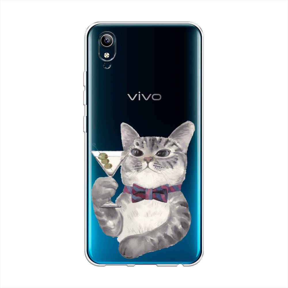 

Силиконовый чехол "Кот джентльмен" на Vivo Y91c, Кот джентльмен