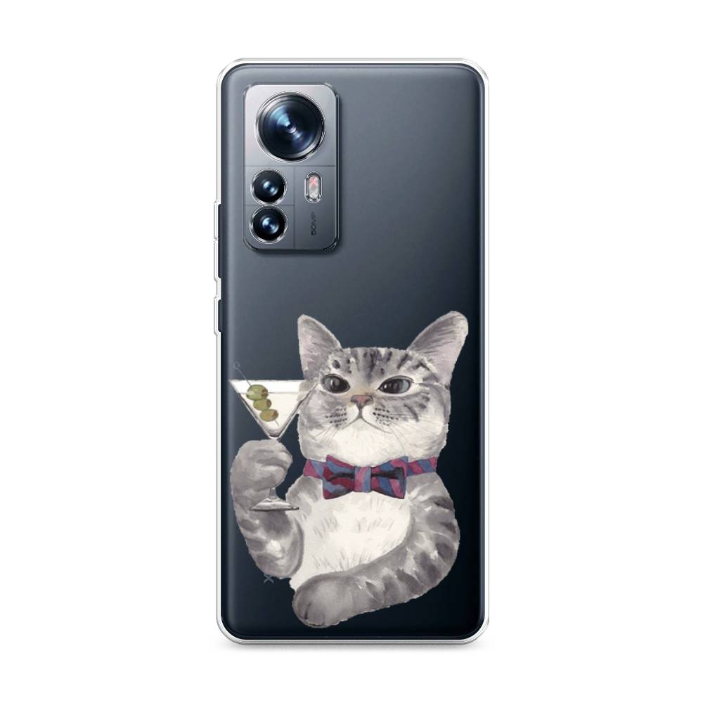 

Силиконовый чехол "Кот джентльмен" на Xiaomi 12, Кот джентльмен