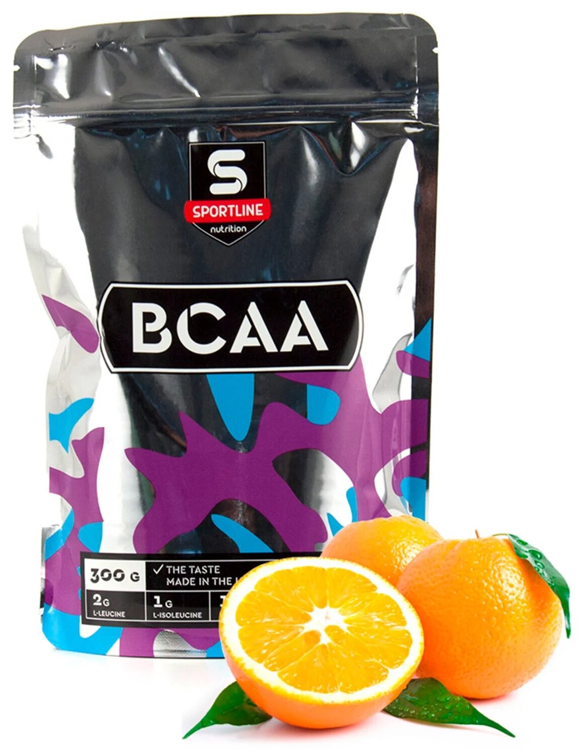 SportLine BCAA + Glutamine 420 г, апельсин